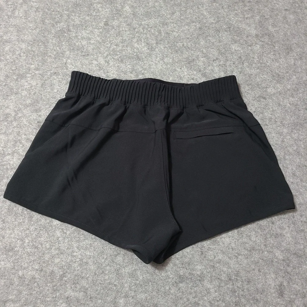 Laird Women's Pro Performance Shorts‎ Small Black Drawstring Pockets Activewear